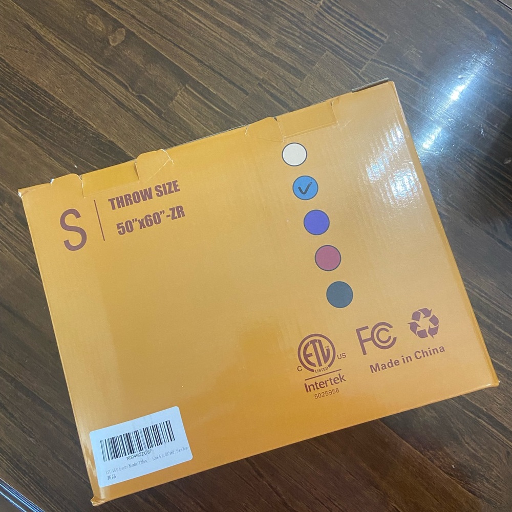 S Throw Blanket - Multiple Colors